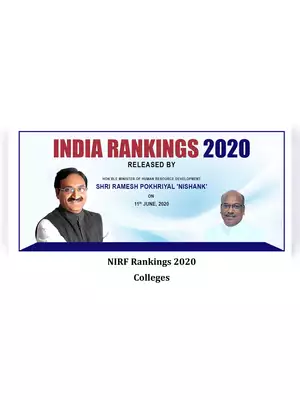 NIRF Rankings 2020 (Colleges)