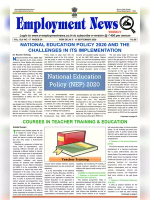 Employment Newspaper First Week of September 2020