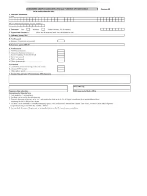 APY Subscriber Grievance Form