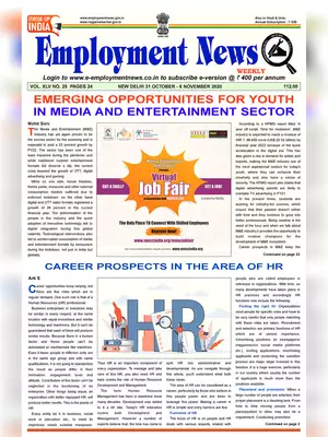 Employment Newspaper 5th Week of October and 1st Week of November 2020 PDF