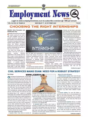 Employment Newspaper Third Week of October 2020 PDF