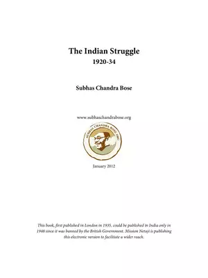 The Indian Struggle Part-1 PDF