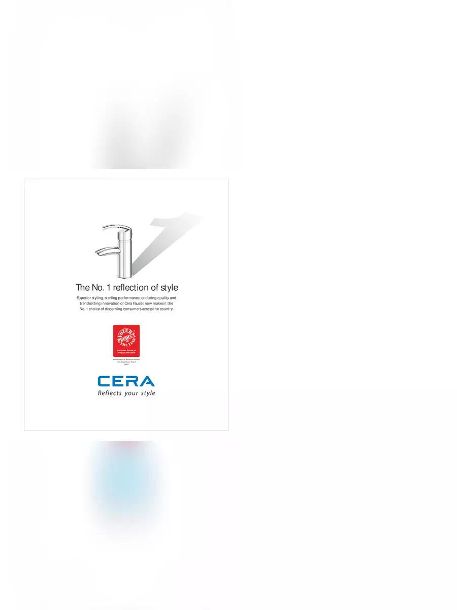2nd Page of CERA Catalogue with Price List PDF