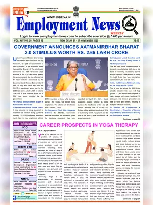 Employment Newspaper Fourth Week of November 2020
