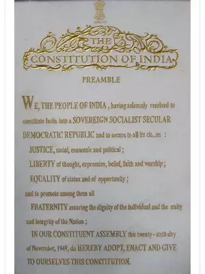 Preamble of Constitution of India PDF