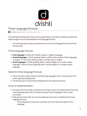 Three Language Formula PDF