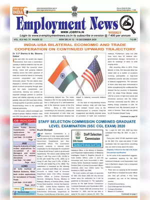 Employment Newspaper Second Week of December 2020