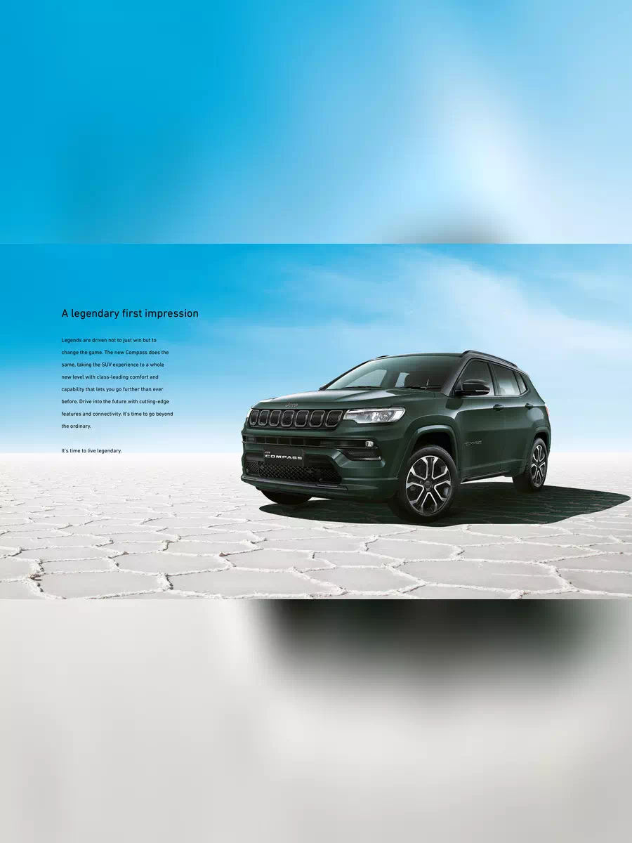 2nd Page of New Jeep Compass 2024 Brochure PDF