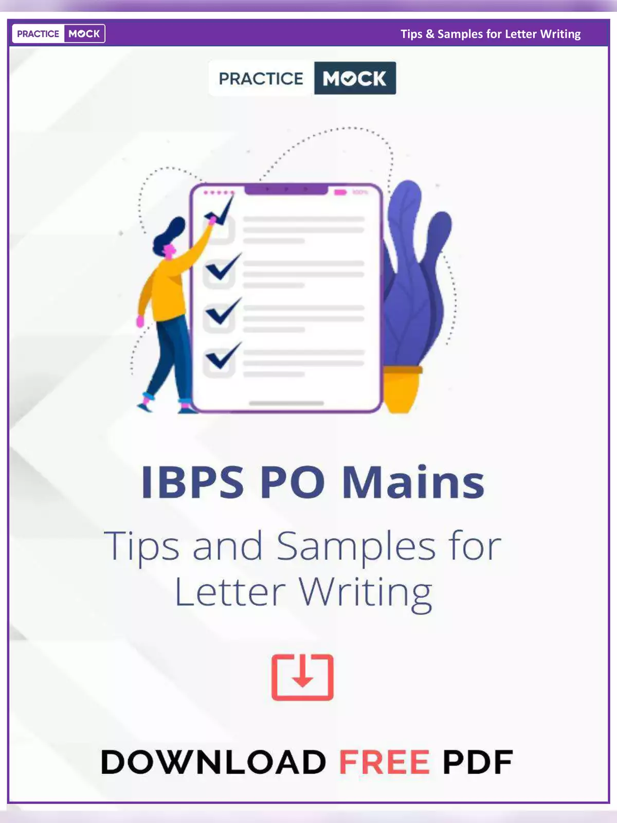 Letter Writing For Bank PO Exam