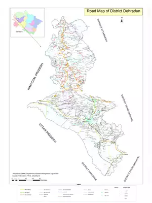 Dehradun Road Map