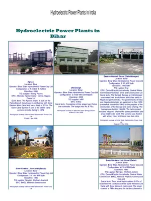 List of Hydroelectric Power Plants in India