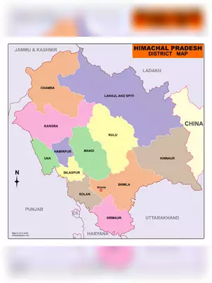 Himachal Pradesh Map