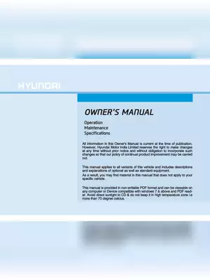 Hyundai Elantra Owner’s Manual Guide PDF