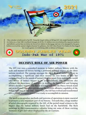 Indian Air Force Calendar 2021 PDF