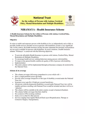 Nirmaya Health Insurance Scheme
