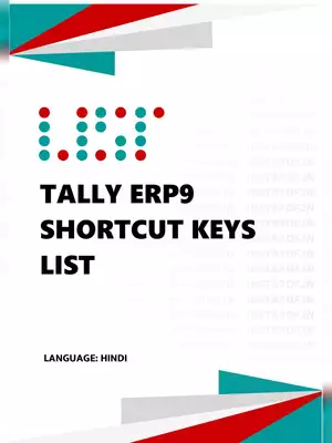 Tally ERP 9 Shortcut Keys List Hindi