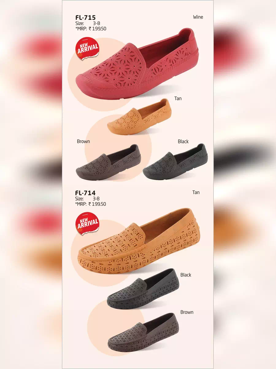 2nd Page of Relaxo Flite Closed Footwear Spring Summer Collection March 2020 Catalog PDF