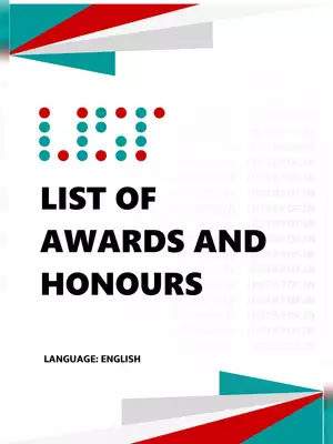 List of Awards and Honours 2020