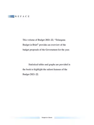 Telangana Budget 2021-22 PDF