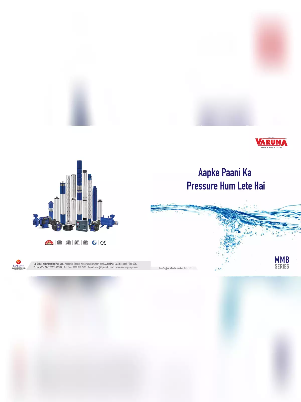 Varuna Pumps Products Brochure