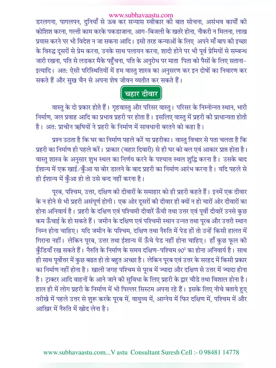 2nd Page of Vastu Shastra Book PDF
