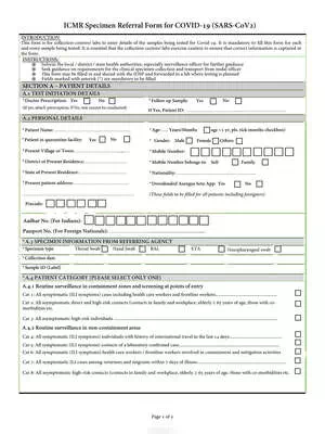 COVID-19 Test Form