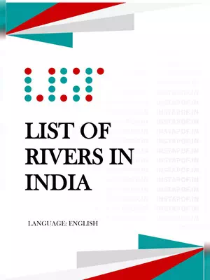 List of Rivers in India