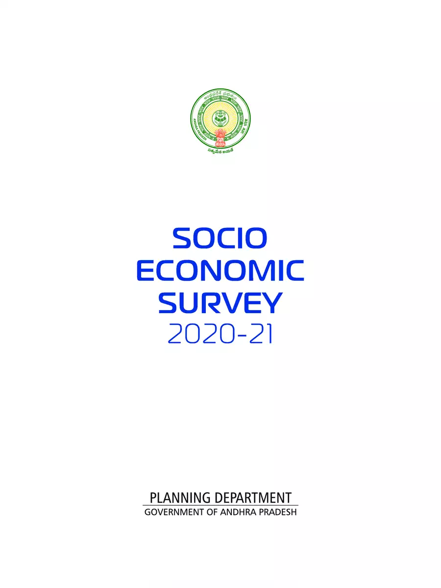 2nd Page of AP Socio Economic Survey 2020-21 PDF