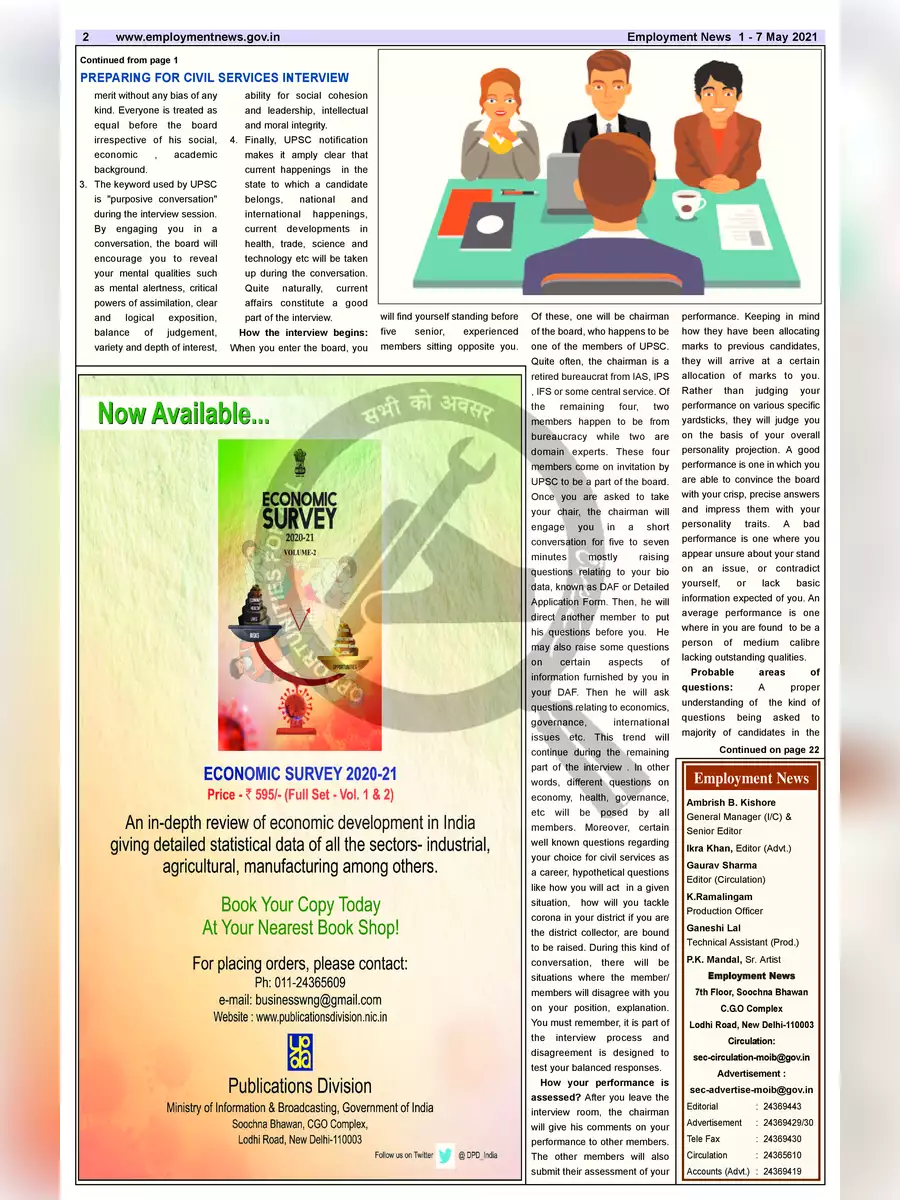 2nd Page of Employment Newspaper First Week of May 2021 PDF