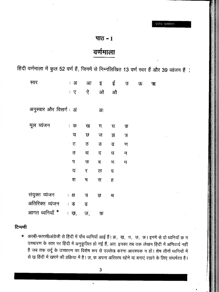 2nd Page of हिन्दी वर्णमाला पुस्तक – Hindi Varnmala (Swar & Vyanjan) Book PDF
