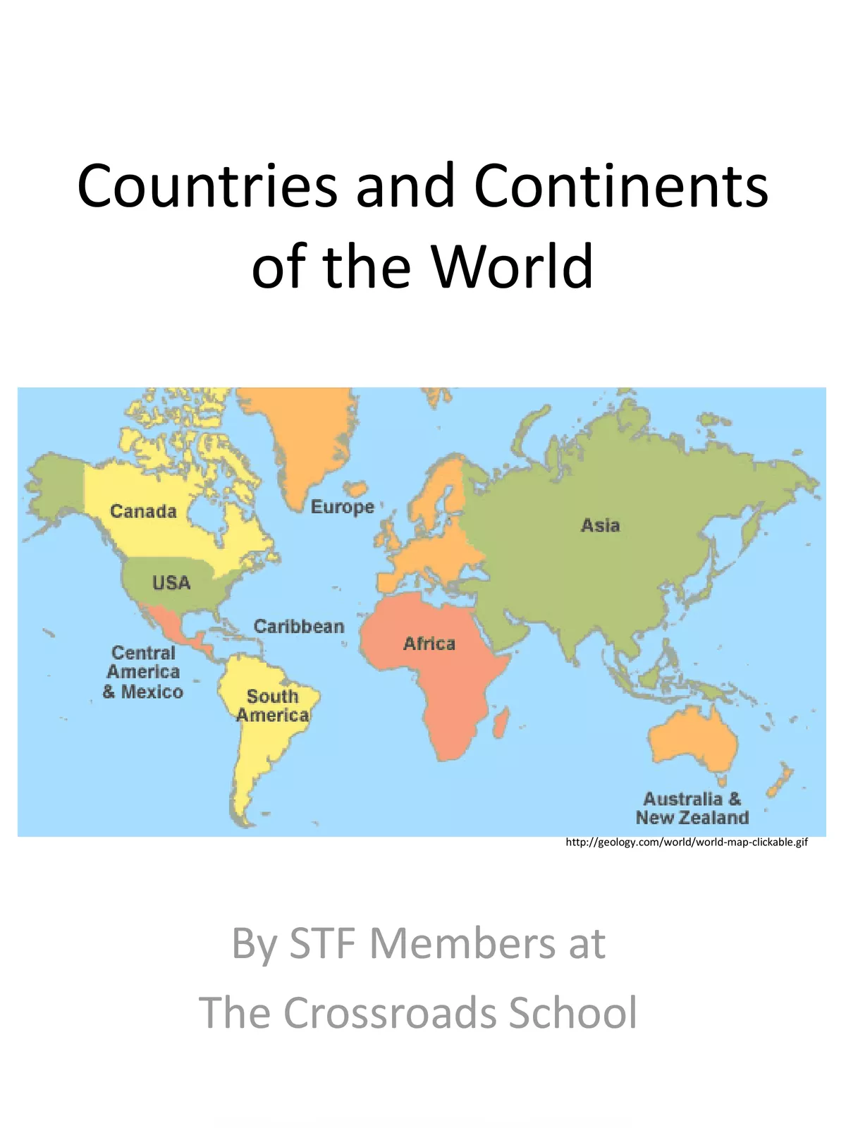 List of Continents and their Countries with Capitals
