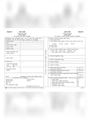 Karnataka Birth Certificate Form Kannada
