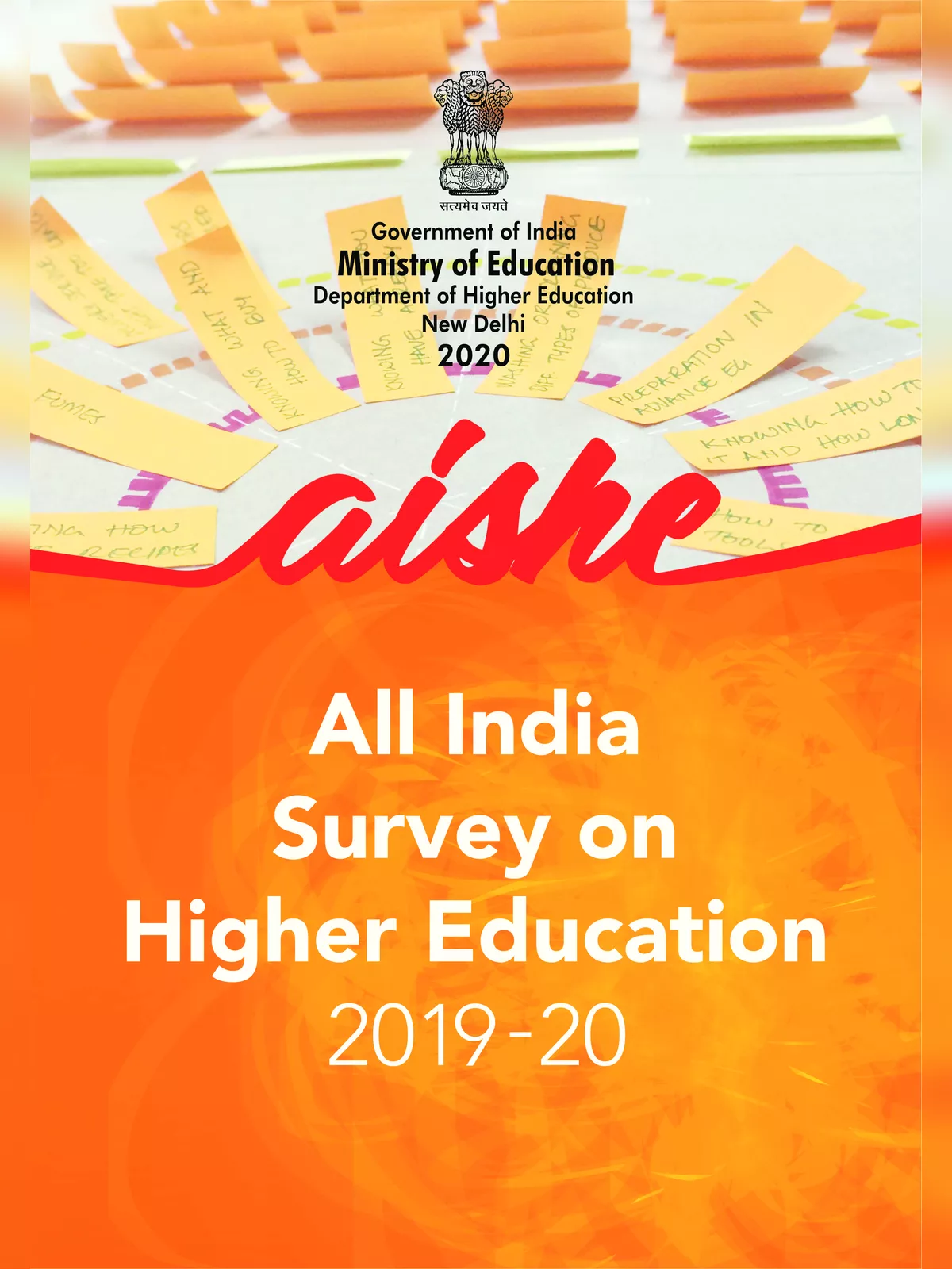 All India Survey on Higher Education (AISHE) 2019-20