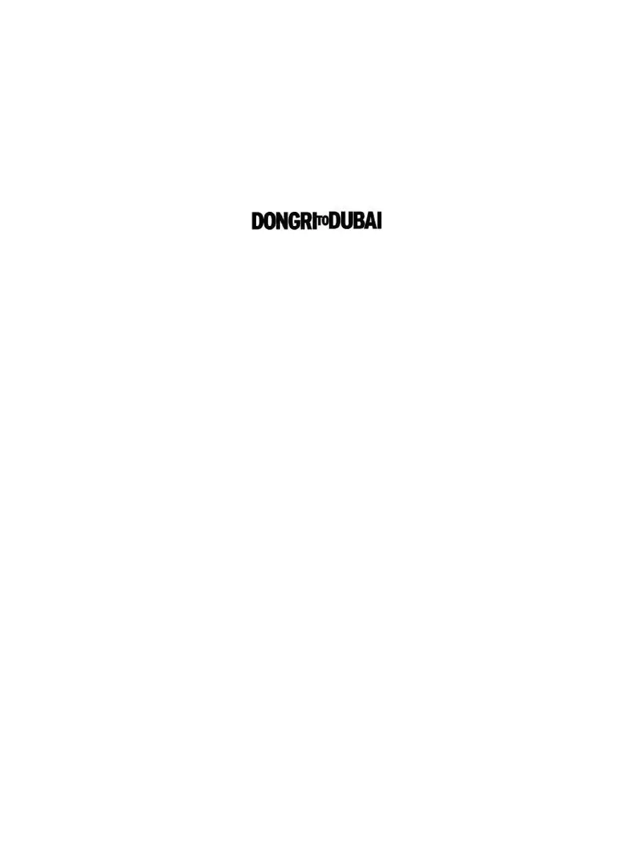 2nd Page of Dongri to Dubai Six Decades of the Mumbai Mafia PDF