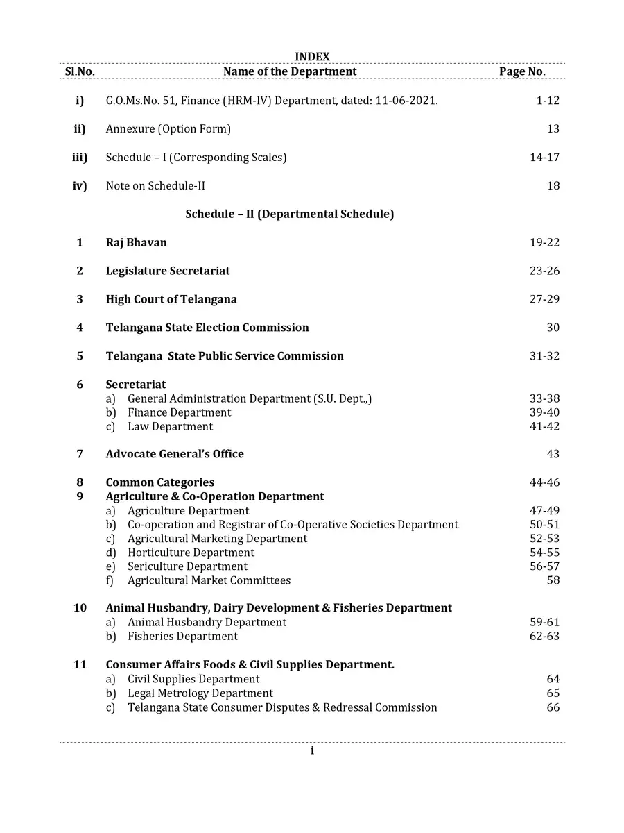2nd Page of PCR Report 2021 Telangana PDF
