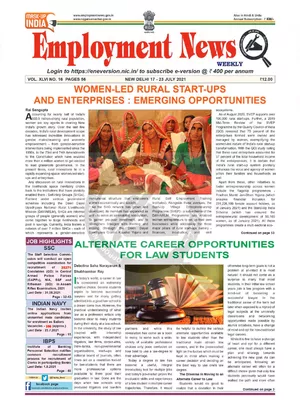 Employment Newspaper Third Week of July 2021 PDF