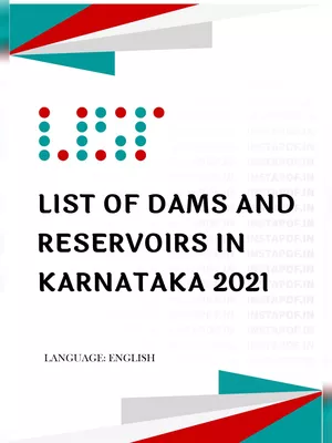 List of Dams in Karnataka 2024