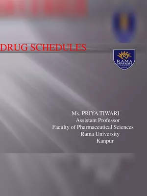 List of Drug Schedule A to Z PDF