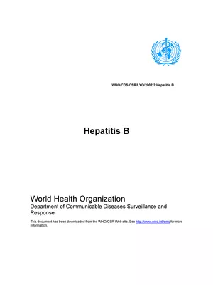 Hepatitis B PDF
