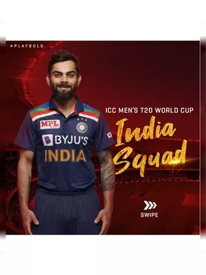 T20 World Cup Team India Squad 2021