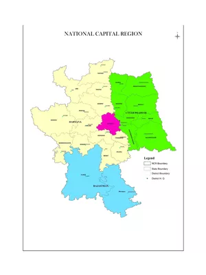 Delhi NCR Map 2024
