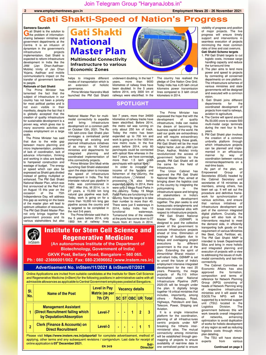 2nd Page of Employment Newspaper 2021 PDF