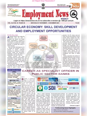 Employment Newspaper Last Week of November 2021