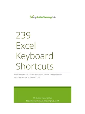 MS Excel Shortcut Key