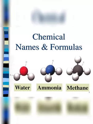 Chemical Formulas List for Class 10