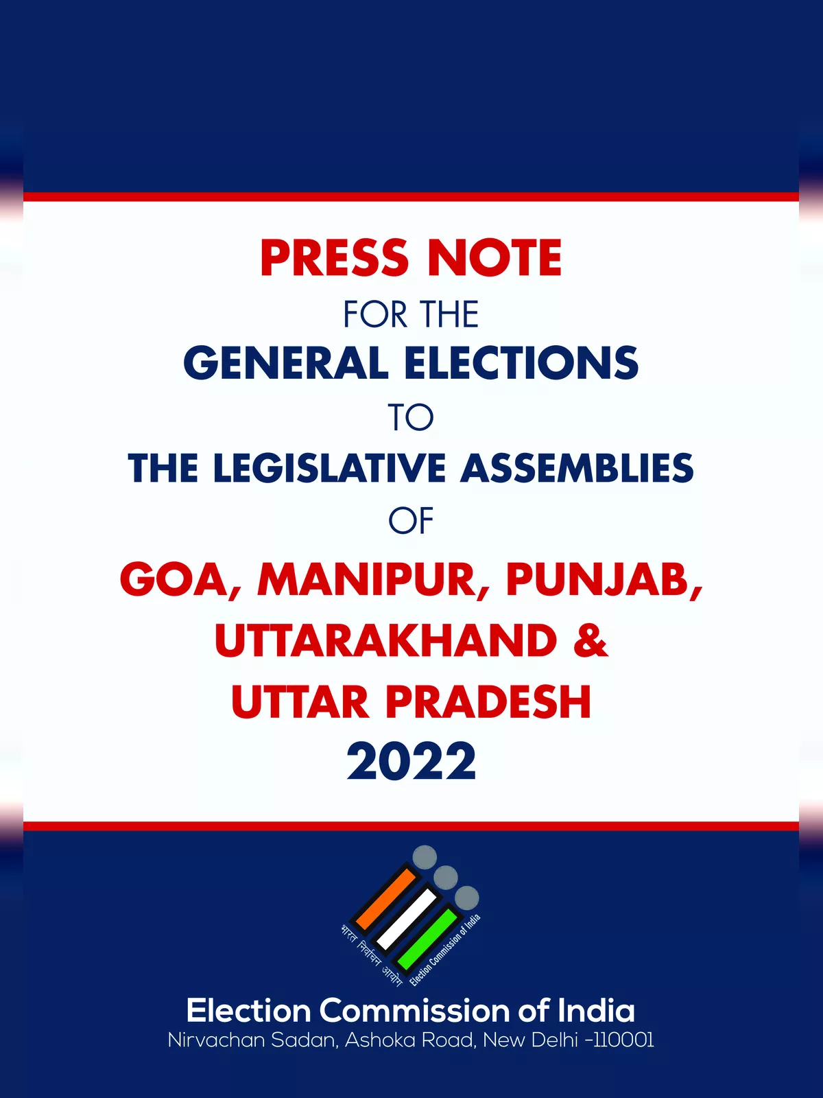 Assembly Election 2022 Date (Schedule) Notification