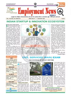 Employment Newspaper First Week of January 2022 PDF