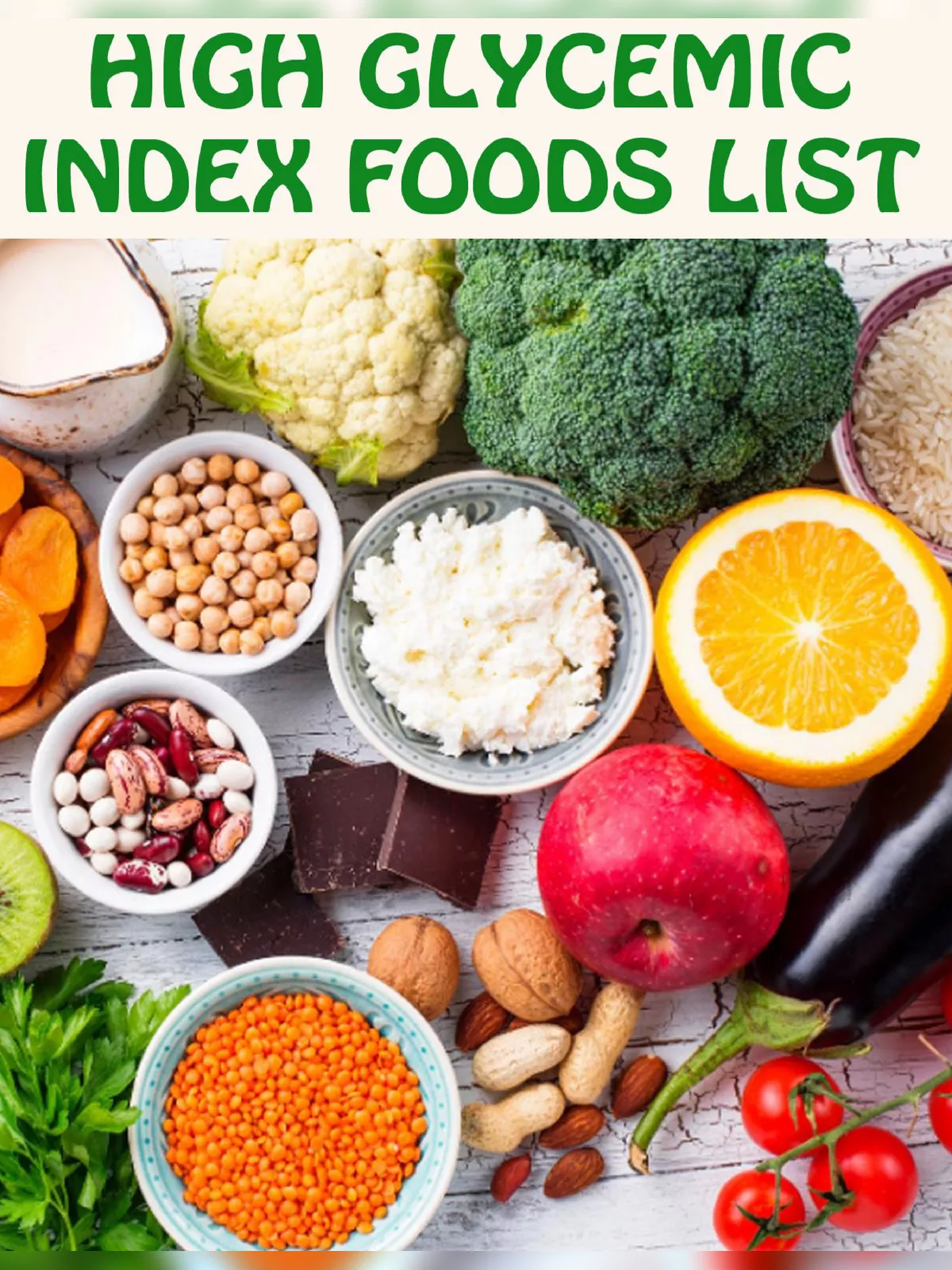 High Glycemic Index Foods List