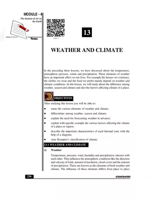 Climate and Weather Notes