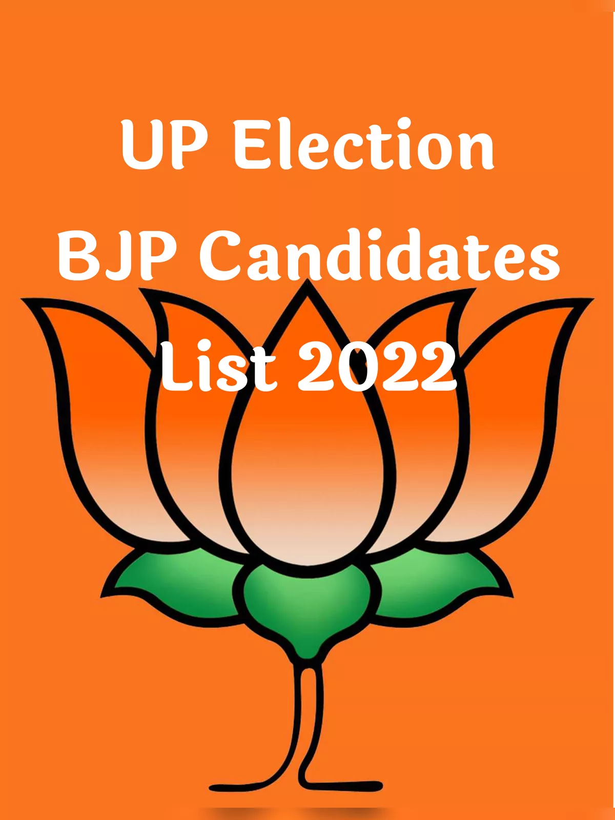 BJP Candidate List 2022 UP
